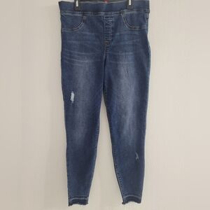 SPANX Dark Blue Ankle Jeans Size L/G